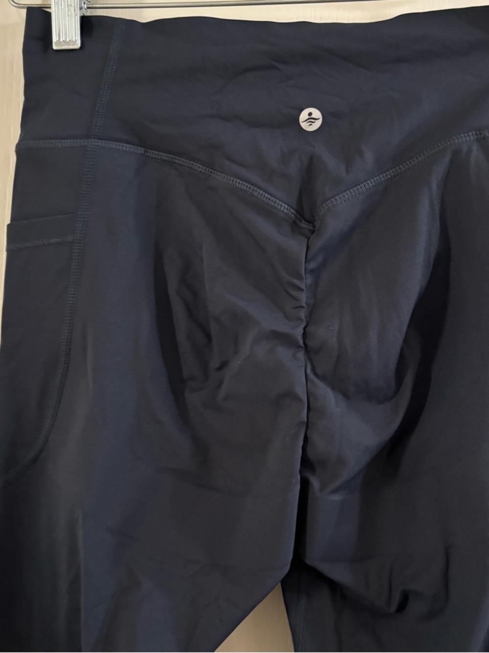 HALARA Navy High-Waist Performance Leggings - Picture 3 of 4